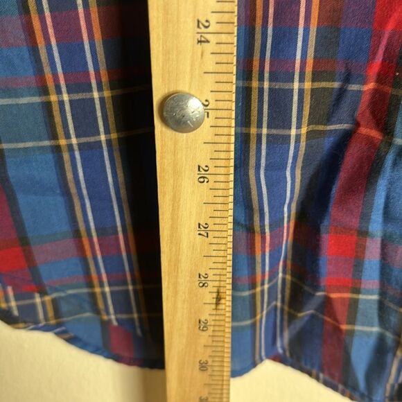 Plainsman mens Vtg long sleeve pearl snap button down western shirt size large - Picture 7 of 9